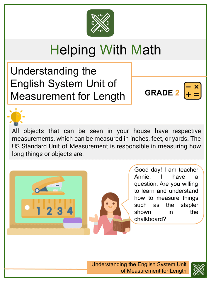 Understanding the English System Unit of Measurement for Length Worksheets