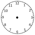 Blank Printable Clock faces | Helping With Math