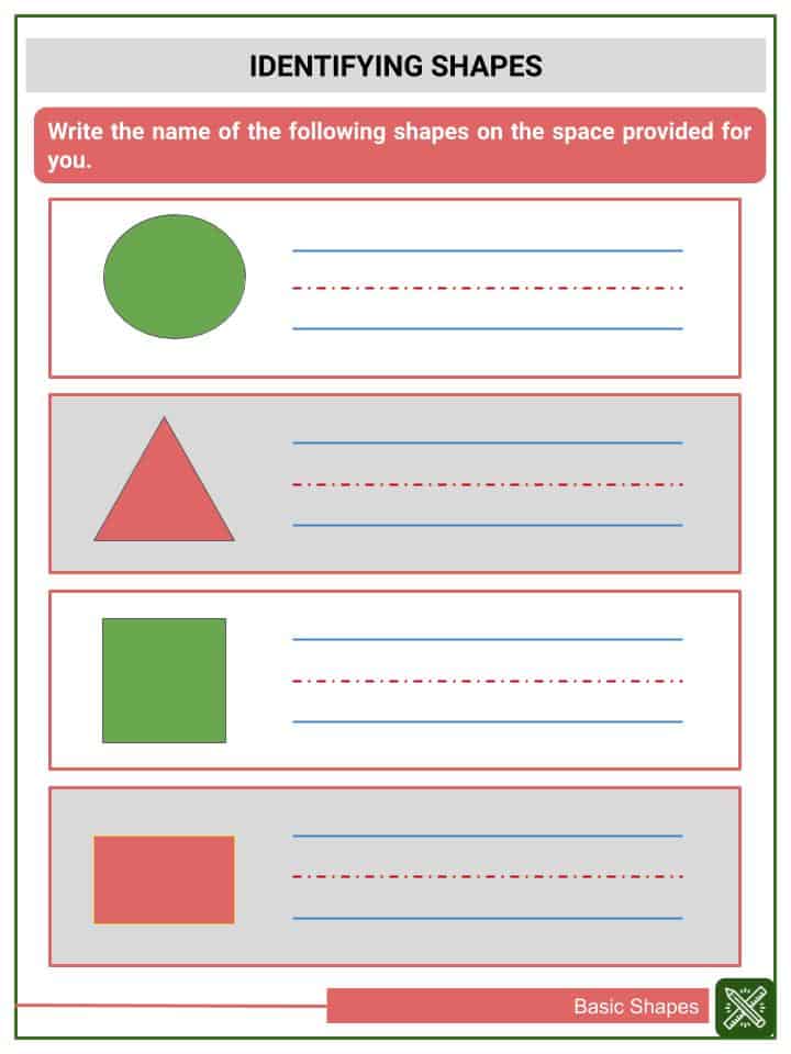 Basic Shapes Worksheets | Helping With Math