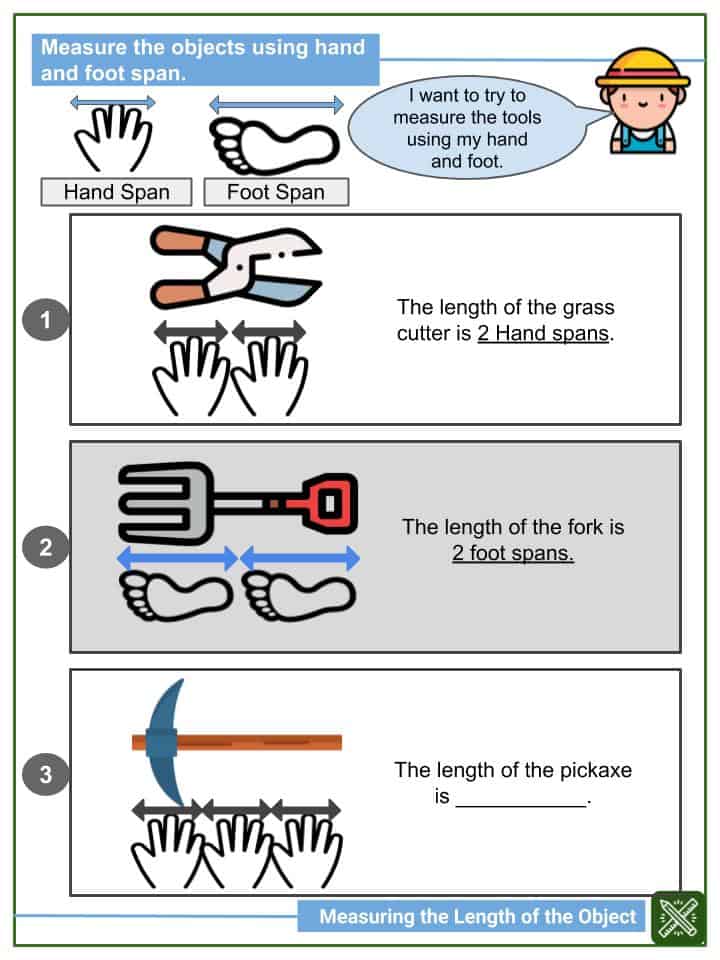measuring the length of an object worksheets helping