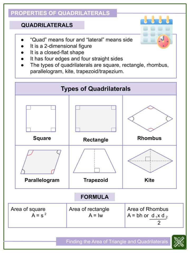 finding-the-area-of-triangle-quadrilaterals-6th-grade-math-worksheets