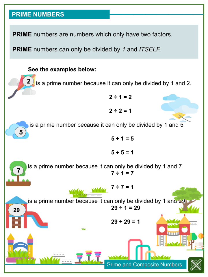 Worksheet On Prime And Composite Numbers For Grade 4