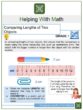 Comparing Lengths of Two Objects 1st Grade Math Worksheets