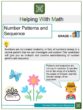 Number Patterns and Sequence 4th Grade Math Worksheets