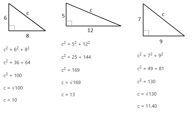 Pythagoras' Theorem  Helping with Math