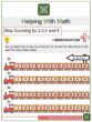 Skip Counting by 2,3,4 and 5 Kindergarten Math Worksheet