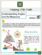 Understanding Angles and Its Measures 4th Grade Math Worksheets