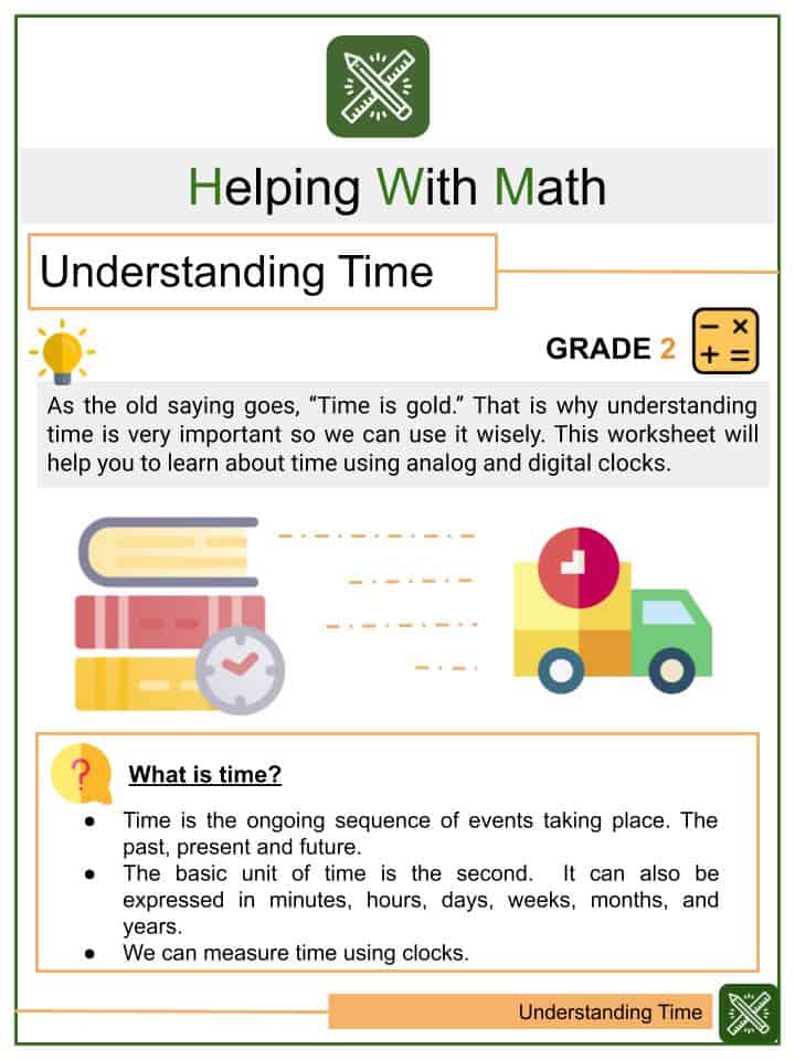 Understanding Time Grade 2 Worksheets | Helping with Math