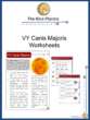 VY Canis Majoris Worksheets