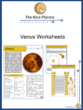 Venus Worksheets