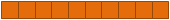 orange (10) cuisenaire rod