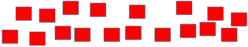 18 square tiles