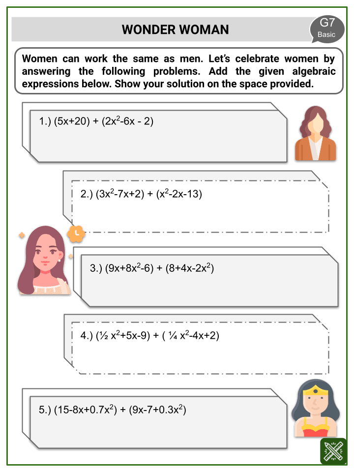 addition-of-polynomials-math-worksheets-ages-11-13-activities