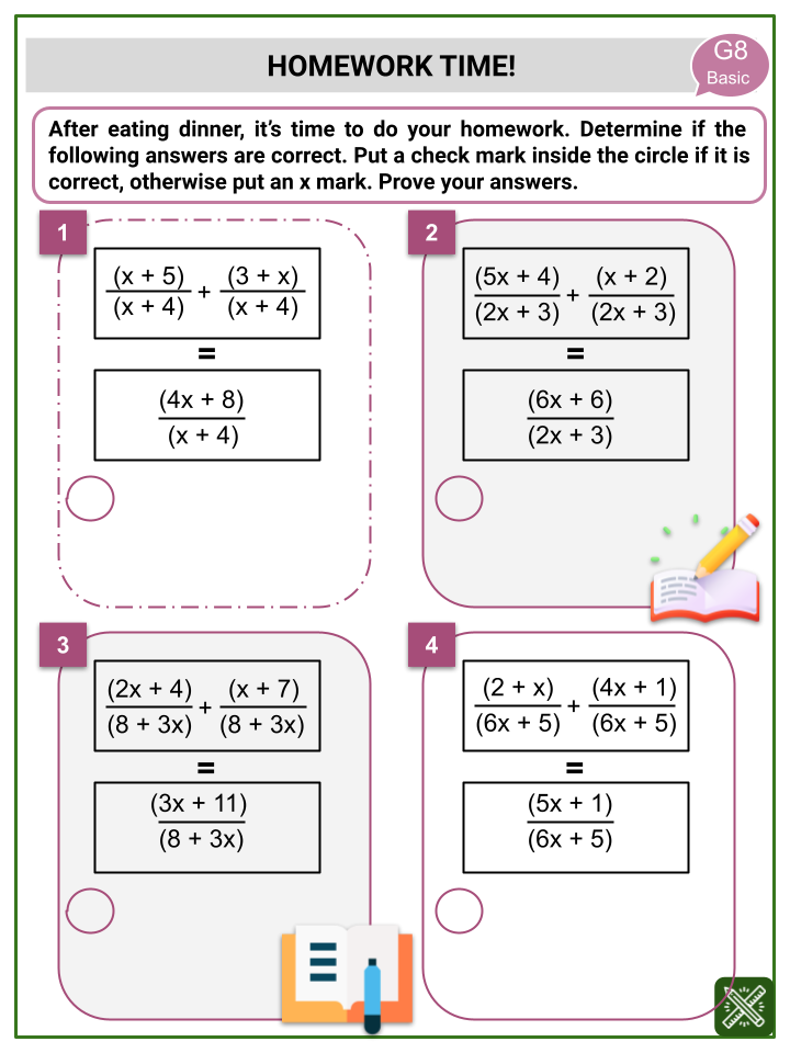 Addition Differentiated Worksheets