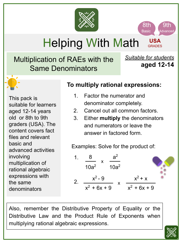 multiplication-of-rational-algebraic-expressions-worksheets
