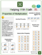 Properties of Multiplication (Real Estate Themed) Worksheets
