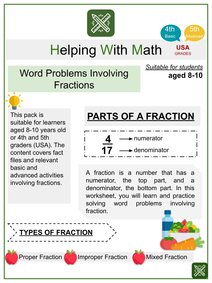 word-problems-involving-fractions-themed-math-worksheets