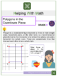 Polygons in the Coordinate Plane 6th Grade Math Worksheets