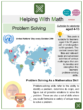 Geometry and Measurement Problem Solving (United Nations’ Day Themed) Math Worksheets