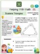 Scalene Triangles (Summer Camp Themed) Math Worksheets