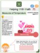 Measures of Temperature (Valentine’s Day Themed) Math Worksheets