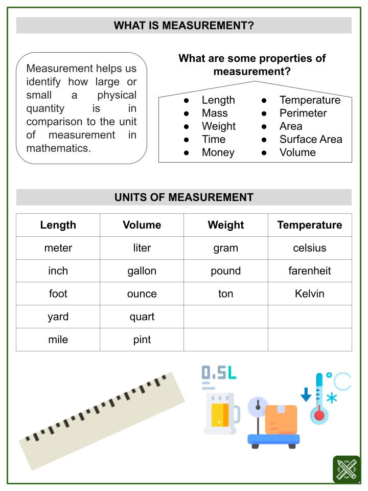 Word Problems Involving Measurements (Basic Level) (Christmas Day Themed) Worksheets