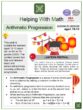 Arithmetic Progression (Lantern Festival Themed) Math Worksheets