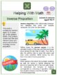 Inverse Proportion (Summer Themed) Math Worksheets