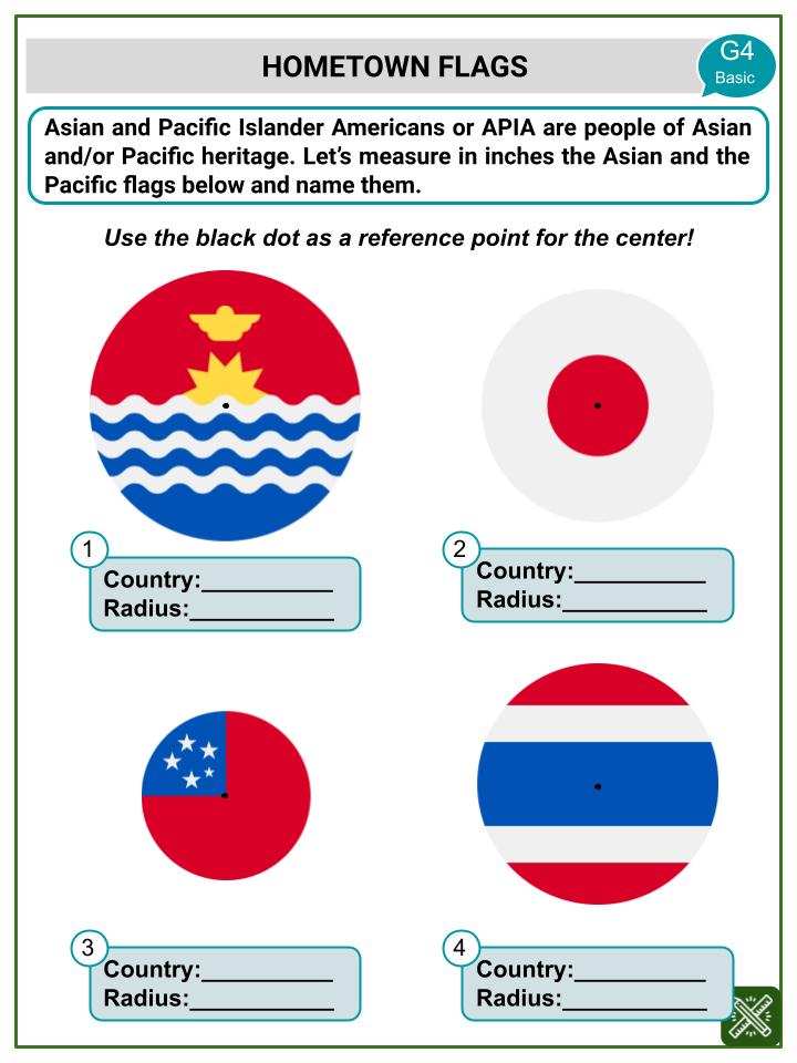 Compass (Asian Pacific American Heritage Month Themed) Worksheets
