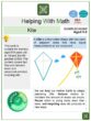 Kite (Reduce, Reuse, Recycle Themed) Math Worksheets