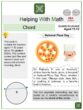 Chord (National Pizza Day Themed) Math Worksheets