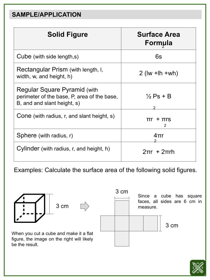 Spatial Skill_ Surface Area (Kwanzaa Themed) Worksheets